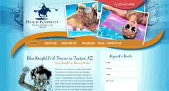 Desktop Screenshot of blueknightpools.com